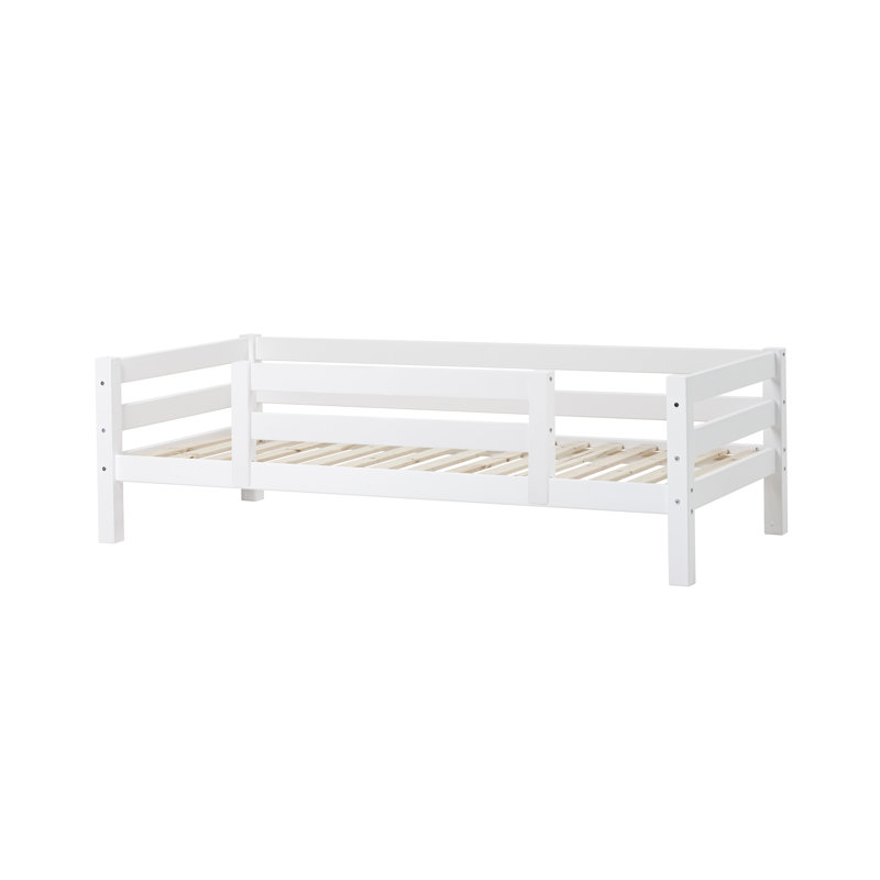 Bed Frames by Hoppekids, European Single (90 x 200 cm), White, Standard slatted frame