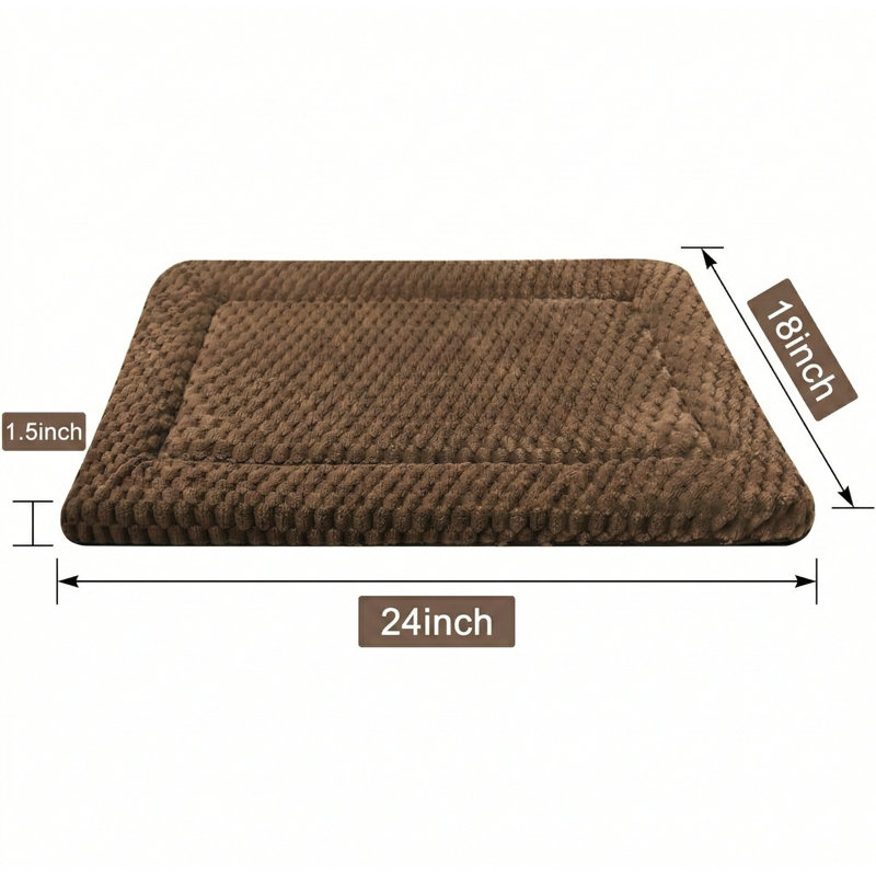 Lit pour chien convenant aux chiens de taille moyenne et grande, lit pour chien de style canapé avec oreiller pour cage ou chenil, lit pour animal extrêmement doux avec traversin de soutien, lit confortable pour animal de compagnie avec fond antidérapant