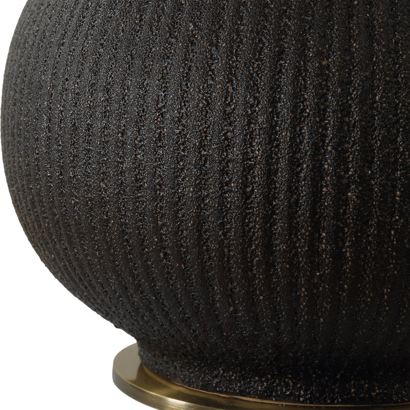 Analysia Black Glaze Table Lamp