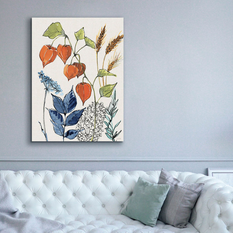 «Fall Sweet Fall 7» par Anne Tavoletti, art mural sur toile, H 54 po x l 40 po x P 1,5 po