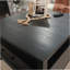 Table basse, finition noire