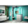 Unidoor Plus 47" W x 36.375" D x 72" H Frameless Pivot Rectangle Shower Enclosure with Fixed Panel