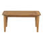 Table basse d'extérieur en bois d'acacia