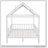 Wood House Bed With Fence-1464594756-1464594779