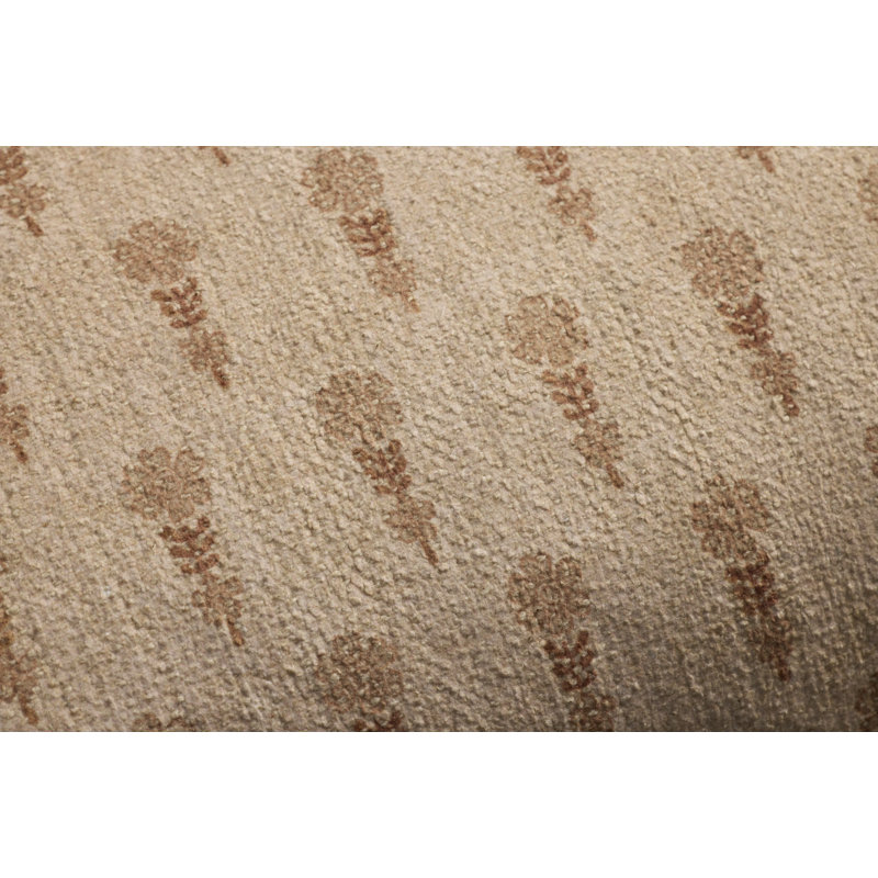 Coussin décoratif Magnolia Home par Joanna Gaines x Loloi Annalie, Naturel/multiple, 12 po x 27 po, housse seulement