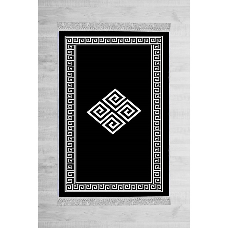 Luxurious Hall Carpet, 100% Velvet Fabric, 31.5 x 59.1 Inches | Non-Slip Cotton Sole, Pile Height: 0.4 Inches | Antibacterial & Machine Washable, 3D Digital Printing | Elegant Design for Living Room & Entryway