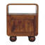 Table de chevet 2 tiroirs Wood