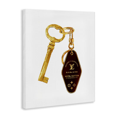 Glam Gold Key Fashion Canvas, design by Ziwei Li