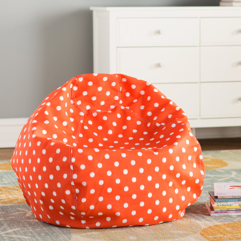 Fauteuil à billes et méridienne Aalin, H 23 po x l 35 po x P 35 po, Orange