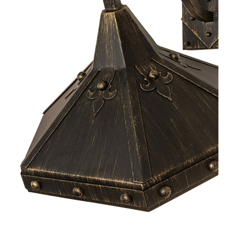 Mystic 1 - Light Armed Sconce, Gold Flemish