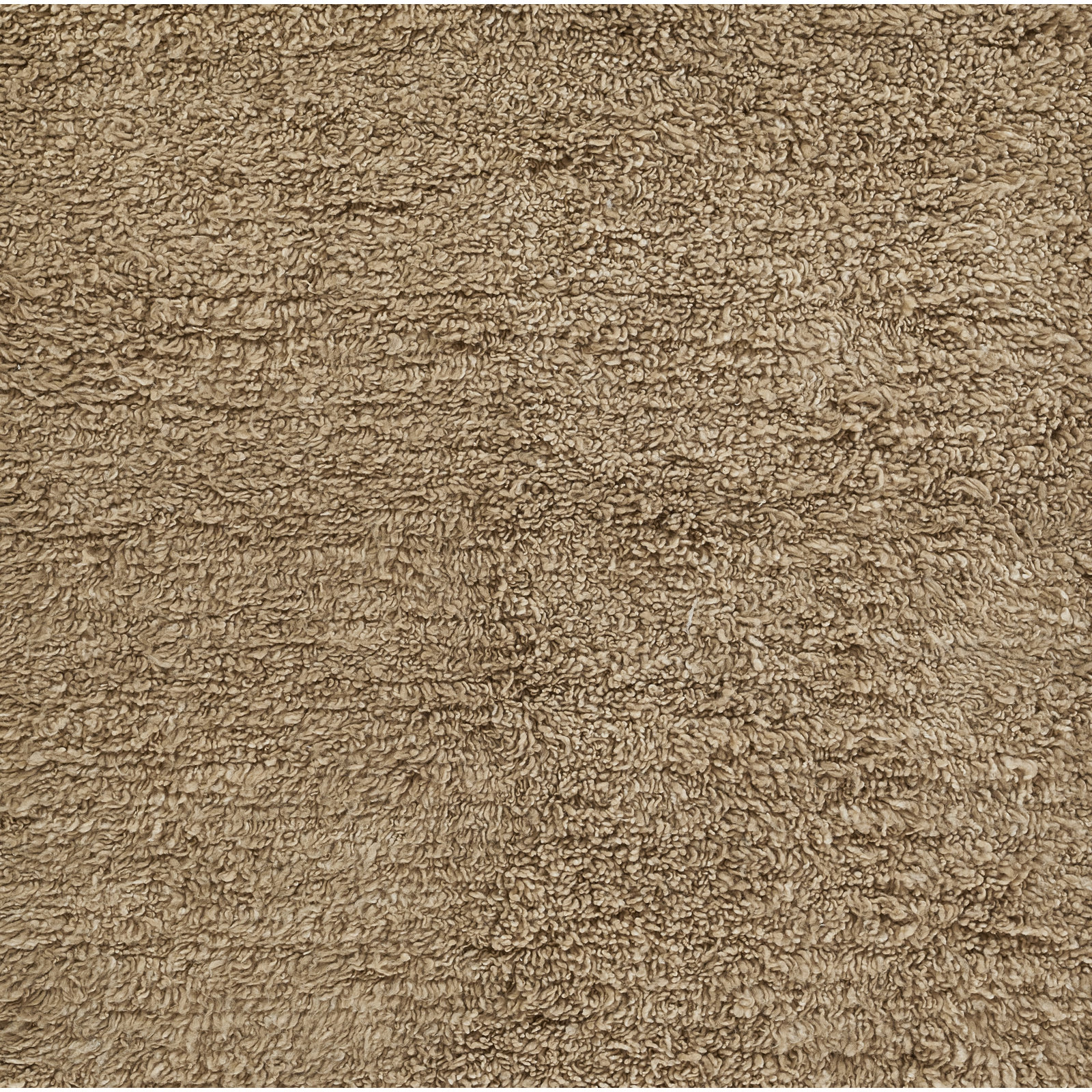 Auckland Brown Hand-Loomed Wool Shag Rug, Runner 2'6" x 8'  