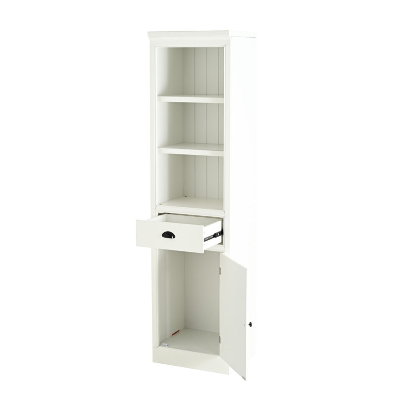 Vitrine avec tablette, armoire de style rétro, armoire de salon