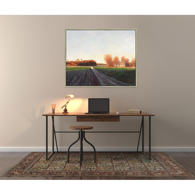 "golden hour" -floater, reproduction d’art sur toile, Champagne