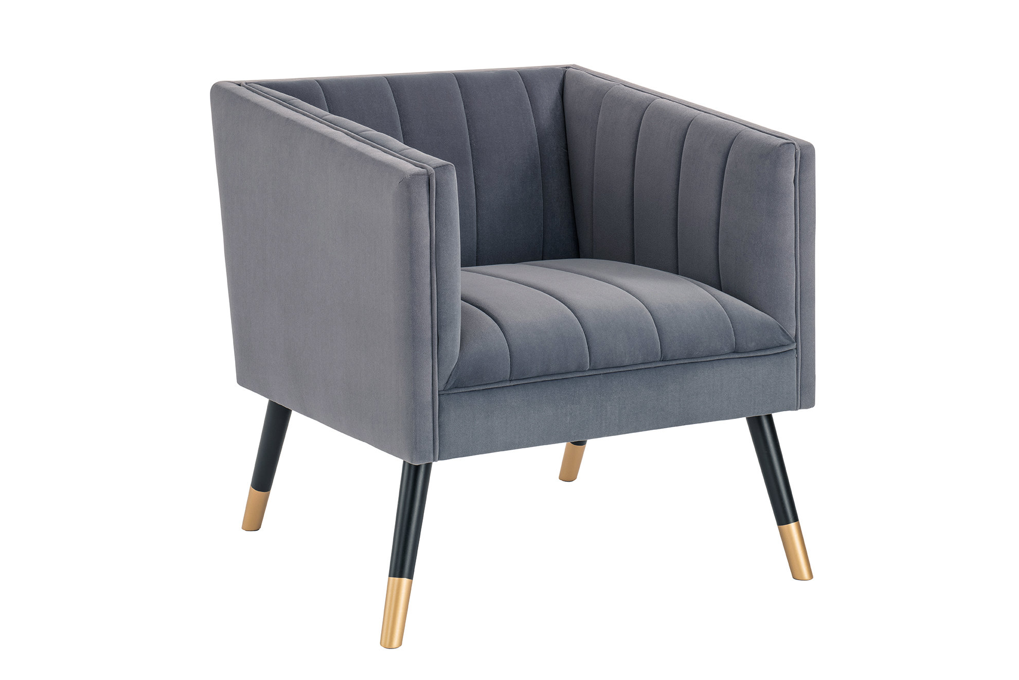 Grey armchair outlet wayfair