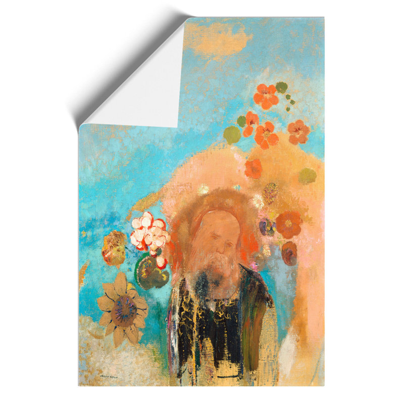 Evocation of Roussel by Odilon Redon - Frameless Print, 42cm H x 30cm W x 0.1cm D