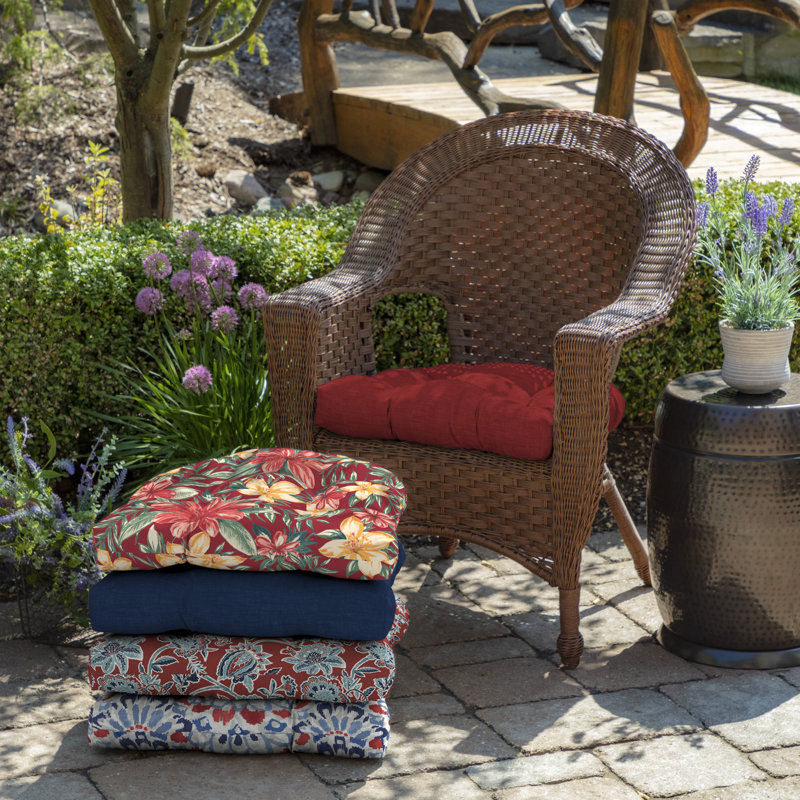Coussin de chaise d'extérieur ARDEN, Rouge