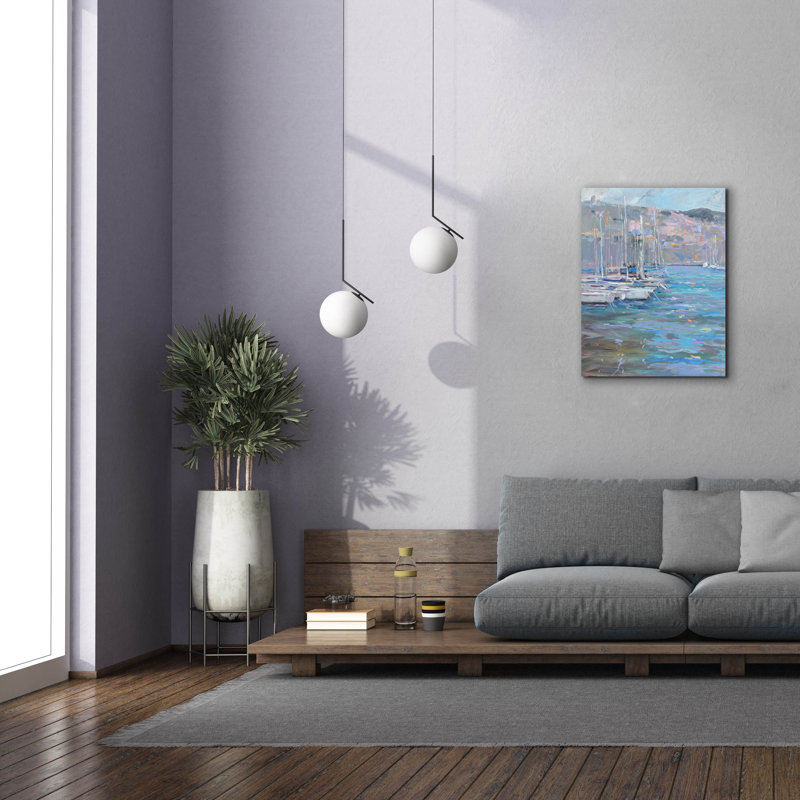  «As 20 077-marina» par Jadei, impression sur toile, 26 po x 34 po, H 34 po x l 26 po
