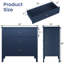 Commode 3 tiroirs Philomena, 32 po de largeur-2039392729