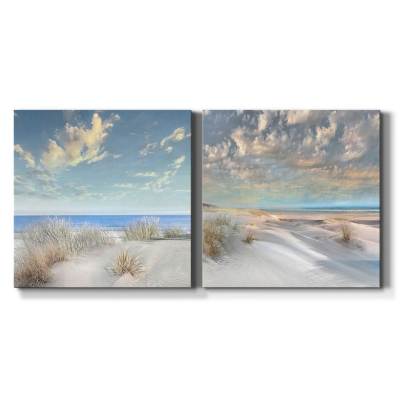 «Smooth Sands I», ensemble de 2 reproductions de photos sur toiles tendues, H 10 po x l 10 po x P 1 po