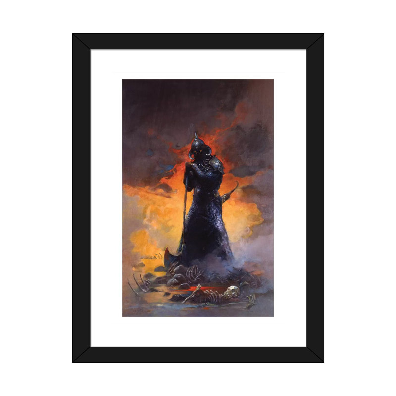 «Concessionnaire de la mort III», reproduction d'art, H 24 po x l 16 po x P 1 po, Papier noir