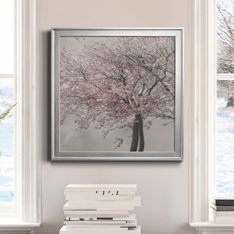 «Blush in the Wind II», reproduction de photo sur toile encadrée, H 22,5 po x l 22,5 po x P 1,5 po, Argent
