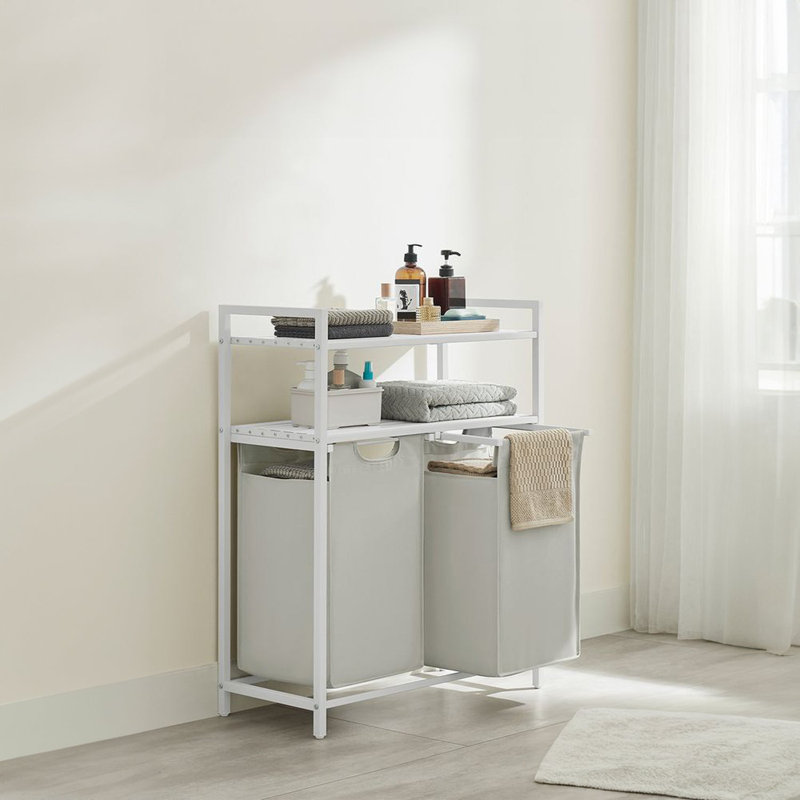 Laundry Hamper, White