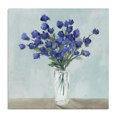 Toile «Blossoms Of Indigo», conception par Aria K.