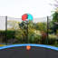 Trampoline rond de 15 pi avec enceinte de sécurité, panier de basketball et échelle