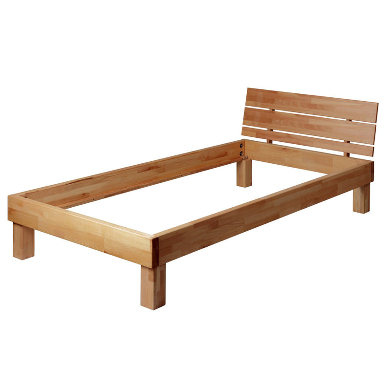 Solid wood bed Orson, 98 x 200 cm