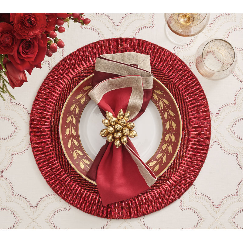 Jubilee Napkin Ring, Gold