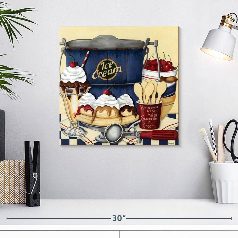 Yarlin Sweets Ice Cream, H 16 po x l 16 po