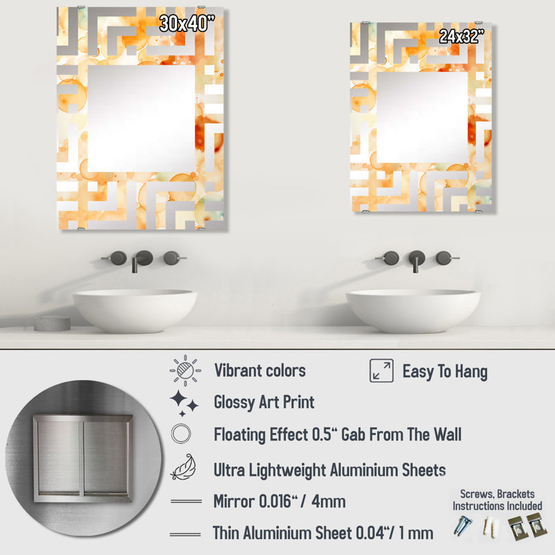 Miroir Fard, 40 po x 30 po