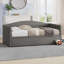 Lit de jour simple avec couchette escamotable allongée, canapé-lit rembourré, modèle simple à très grand pour économiser de l'espace, parfait
 pour chambre d'amis, velours