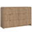 Modern 6-Drawer Dresser w/ Curved Profile Design, Wood Dresser TV Stand Closet Organizer for Living Room-361912816