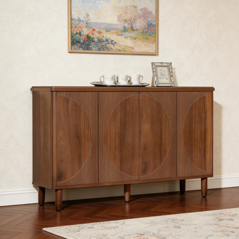 Buffet bahut avec portes et buffet, Noyer