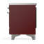 Cuisinière à induction 36 pouces avec 6 éléments à induction en bourgogne Majestic III Series (garniture chromée)-124828858-124828870