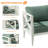 5 - Person Outdoor Aluminum Conversation Set with Swivel Chairs & Firepit-1086874509