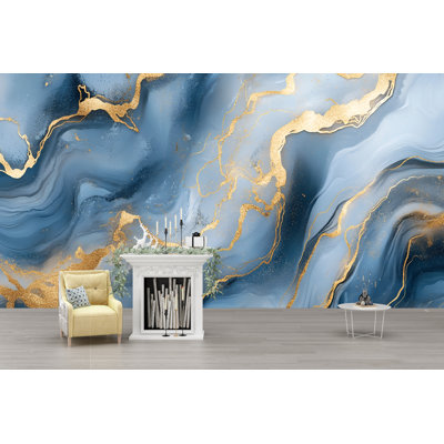 Marble Wall Mural – Luxury Abstract Wallpaper