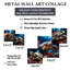 Abstrait Harmony - Tortue, ensemble d'art mural de 6
