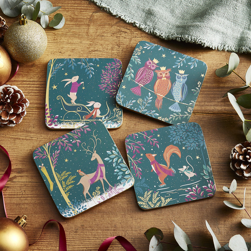 Sara Miller, Woodland Tales - Coasters