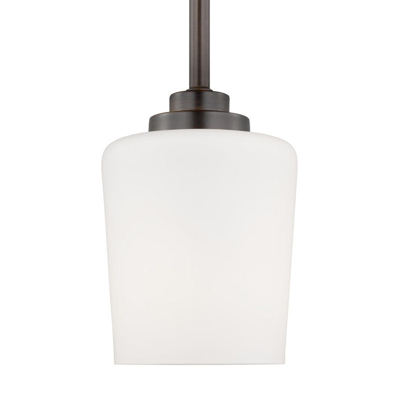 Luminaire suspendu en pot 1 lumière Windom, Non, Bronze, 75 W