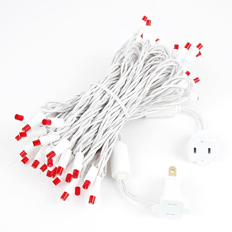 Guirlande lumineuse 50 lumières, Rouge