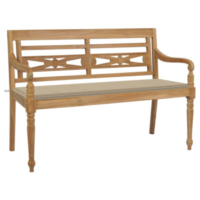 Banc de jardin en teck