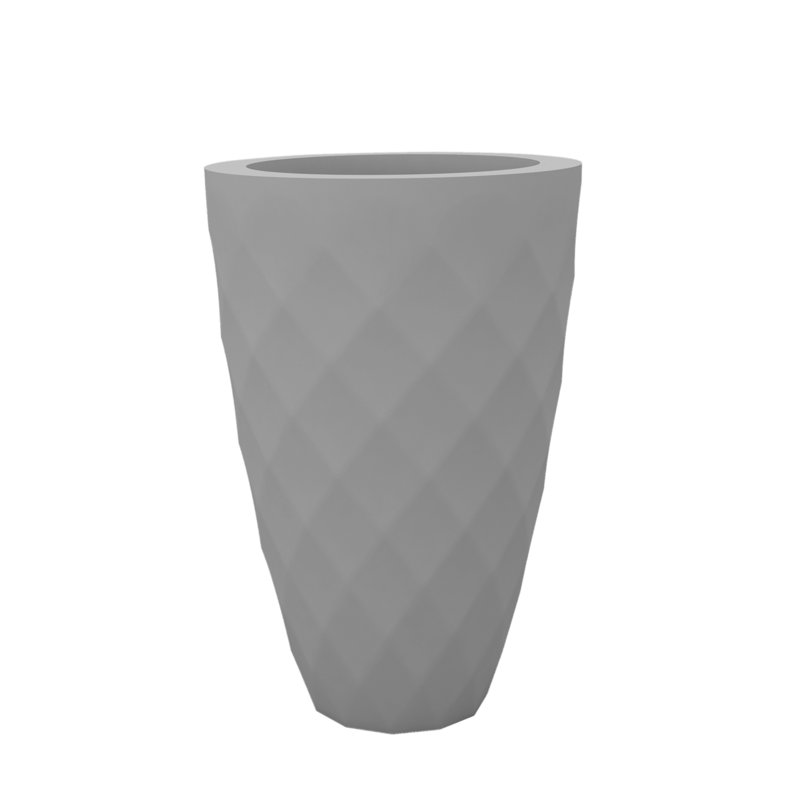 Nano Resin Pot Planter, 11" H x 5.5" W x 5.5" D, Steel