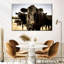 Bovin Black Angus sur toile-1788523964