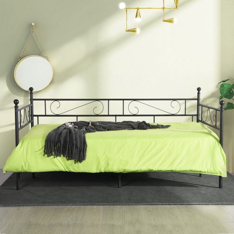 Single Steel Daybed, Single (3'), Black