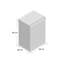 Metal Swing Top Waste Bin - 35L-13526696