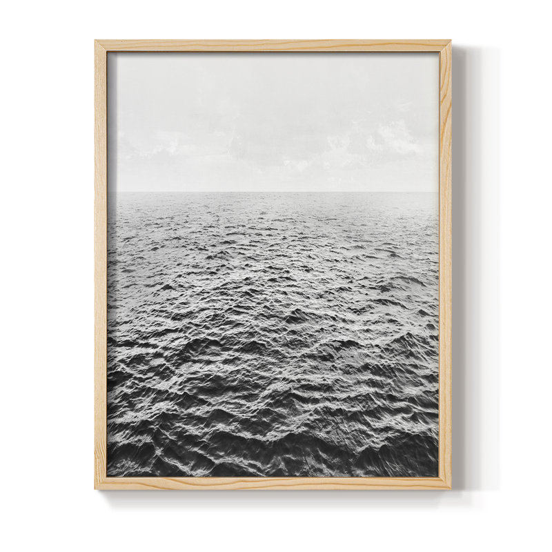 Rolling In Framed Print - Solid Wood, 11" H x 9" W
