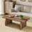 47" Rustic Brown Rectangle Coffee Table