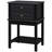 Side Table With 2 Storage Drawers, Modern End Table With Bottom Shelf